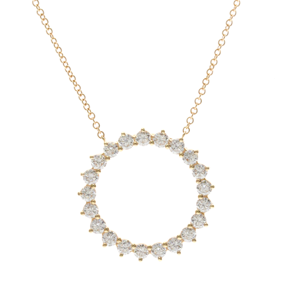 TIFFANY & CO. 18k Gold Diamond Necklace